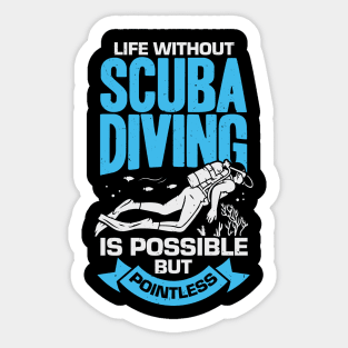 Scuba Diving Sport Diver Gift Sticker